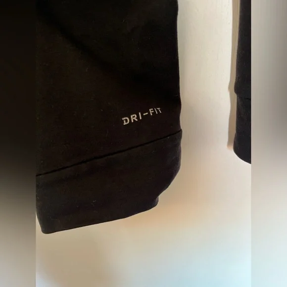 nike jacket womens M fullzip pockets preppy gym athletic‎ Minimalist black - Picture 6 of 7